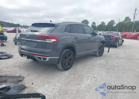 2021 Volkswagen Atlas Cross Sport 3.6L V6 Se W/Technology R-Line from USA, damaged, VIN 1V2PE2CA4MC221393